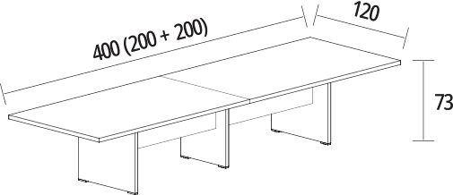 400 x 120 cm