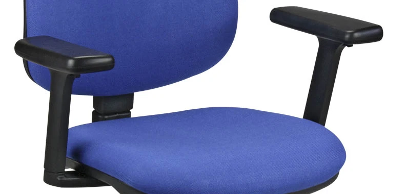 Paire d'accoudoirs réglables sur 3 axes - Couleur noire