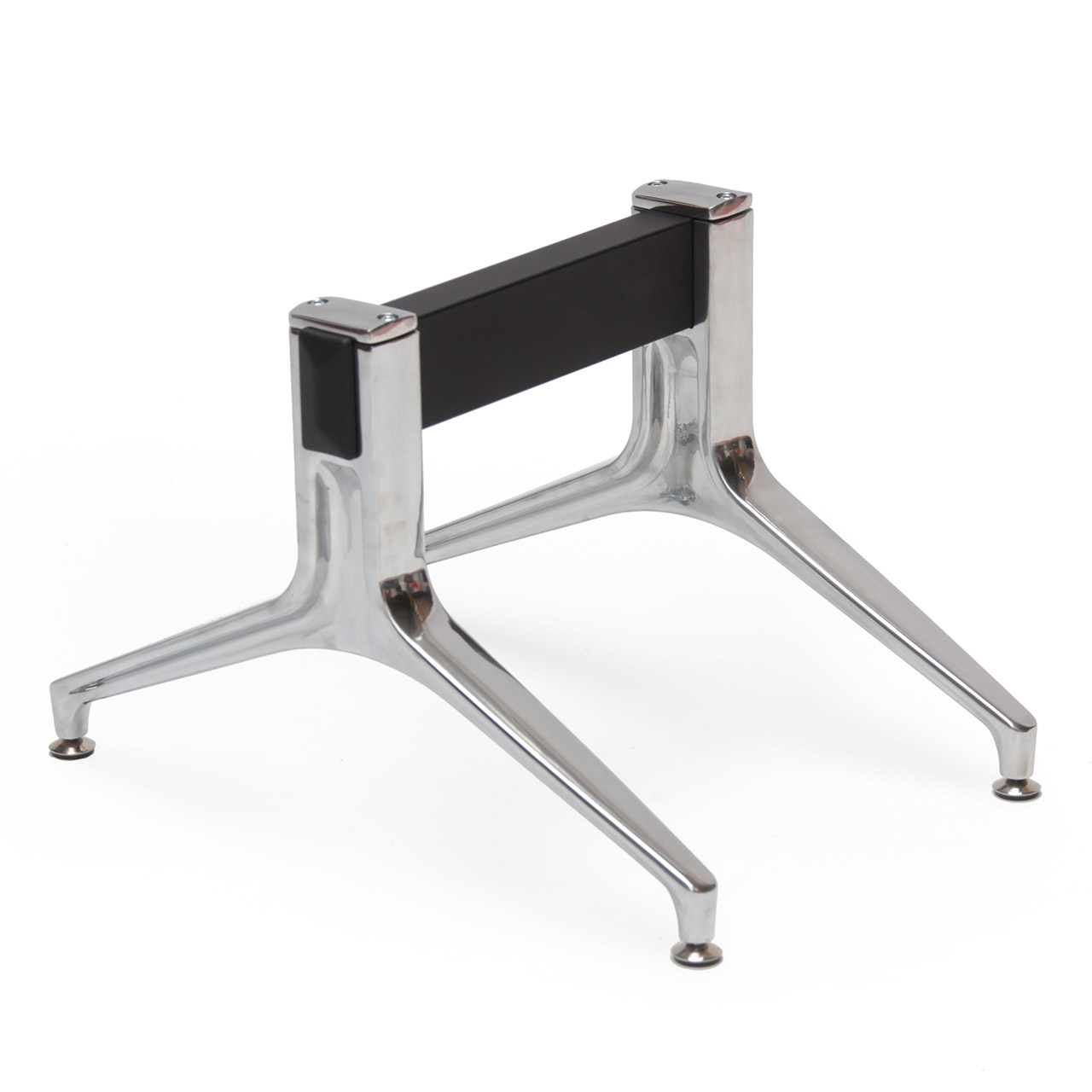 Piètement alu poli en option