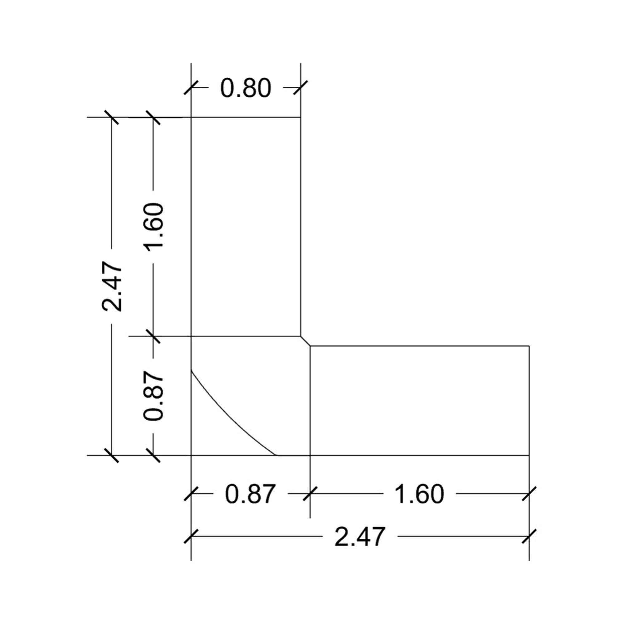 L 160 x P 80 x H 73 cm